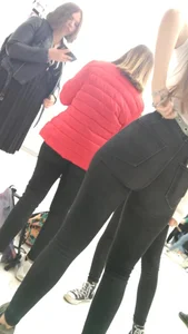 Teen’s Booty in Tight Black Jeans Creepshot