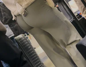 [ God Tier ] Deep wedgie ass eating leggings showoff (OC)