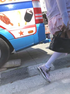 Carnival girls wearing pantyhose, spandex shorts, stockings, skirts and other outfits