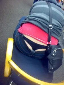 Huge collection of whale tails, ass cracks and panty peeks in public
