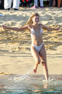 Josie Canseco in a bikini on the beach with some sexy friends in Cabo San Lucas