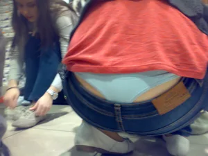 Huge collection of whale tails, ass cracks and panty peeks in public