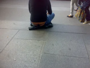 Huge collection of whale tails, ass cracks and panty peeks in public