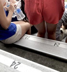 College gal at football game VTL