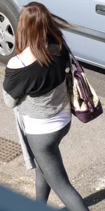 Teen In Grey Leggings