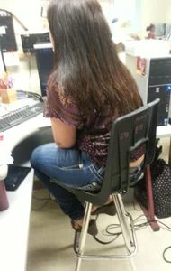 Nice Candid Office Girl in Tight Blue Jeans Creepshot
