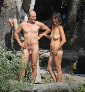 Nude beach and topless girls
