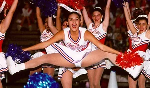 Candid cheerleaders