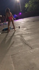 Party girls in bikinis, thongs and swimsuits