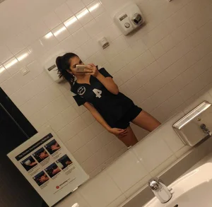 Cute Toilet Mirror Selfie