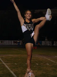 Candid cheerleaders