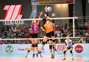Thai candid volleyball girls