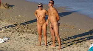 Nude beach and topless girls