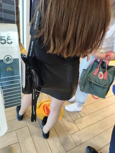 Hot Thin Legs Candid Closeup