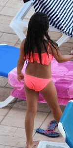 Hotel Balcony Telephoto Candids - Beach Pool Bikini Mega