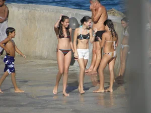 Young Skinny Girls in Swimsuits Photos