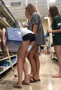 Fish Aisle t33ns in shorts