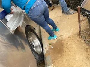 Milf with a big butt