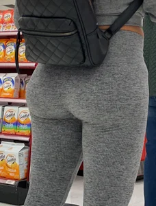 Luscious Latina Bubble Butt in Grey