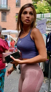 Hot candid milf in yoga pants street creepshots - busted!