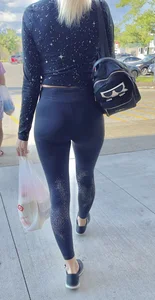Starlit Black Leggings