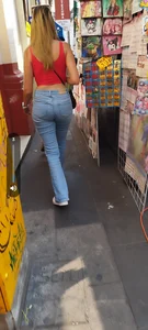 Following mexican influencer in tight jeans