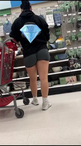 Gym PAWG @ target in biker shorts (OC)