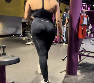Stupid Thick Ass Latina at Gym