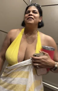 YELLOW SWIMSUIT BIG TITS