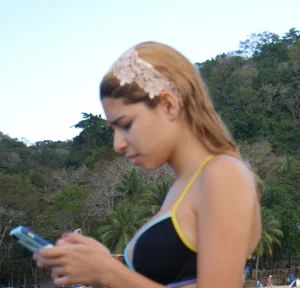 Couple of sexy ass girls hanging out in bikinis with great bodies