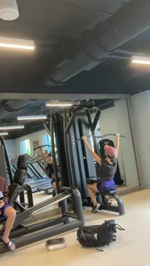 Sexy slim gym girl