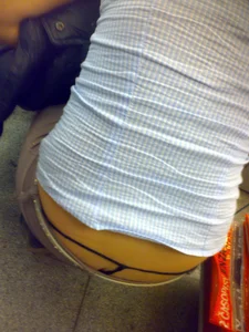 Huge collection of whale tails, ass cracks and panty peeks in public