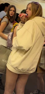 Teen wearing a hoodie