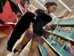 Caught me and liked the attention. But didn’t notice the smile. I could’ve actually got her number