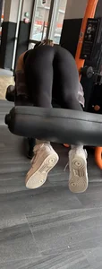 Gym girl in nice position
