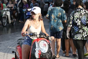 Water Festival girls in Thailand