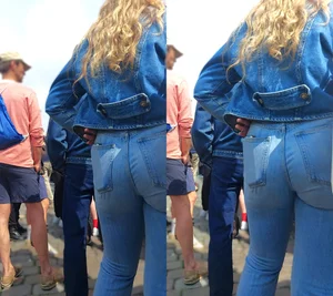 The Blonde Tight Pants Immersion