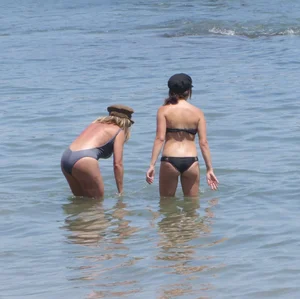 Ashley Tisdale in bikini on the beach in Malibu