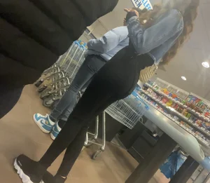 Crazy long legs with perky ass