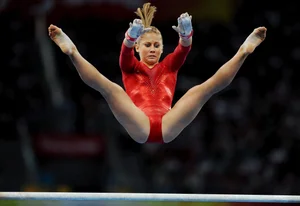 Candid gymnastics girls