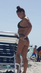 Two girls in thongs at the beach (OC)