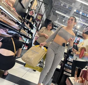 Two college chick’s shopping for makeup(oc)