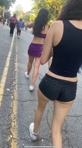 Cheeks hanging out tight shorts
