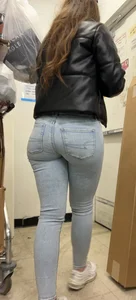 Redhead squatting and working part 22 (oc)