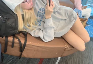 [OC] Airport sleeping beauty