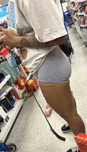 Tight little booty in shorts was nice