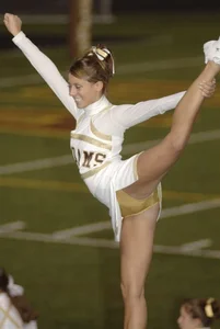 Candid cheerleaders