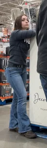 Slim Costco worker with a nice ass in jeans
