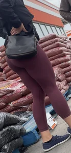 Sexy ball busting purple bubble butt