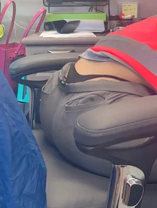 Whale tail office booty